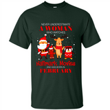 Never Underestimate A February Woman Watches Hallmark Movies Sweatshirt PINGPONG