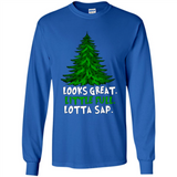 Looks Great Little Full Lotta Sap Funny Christmas PINGPONG