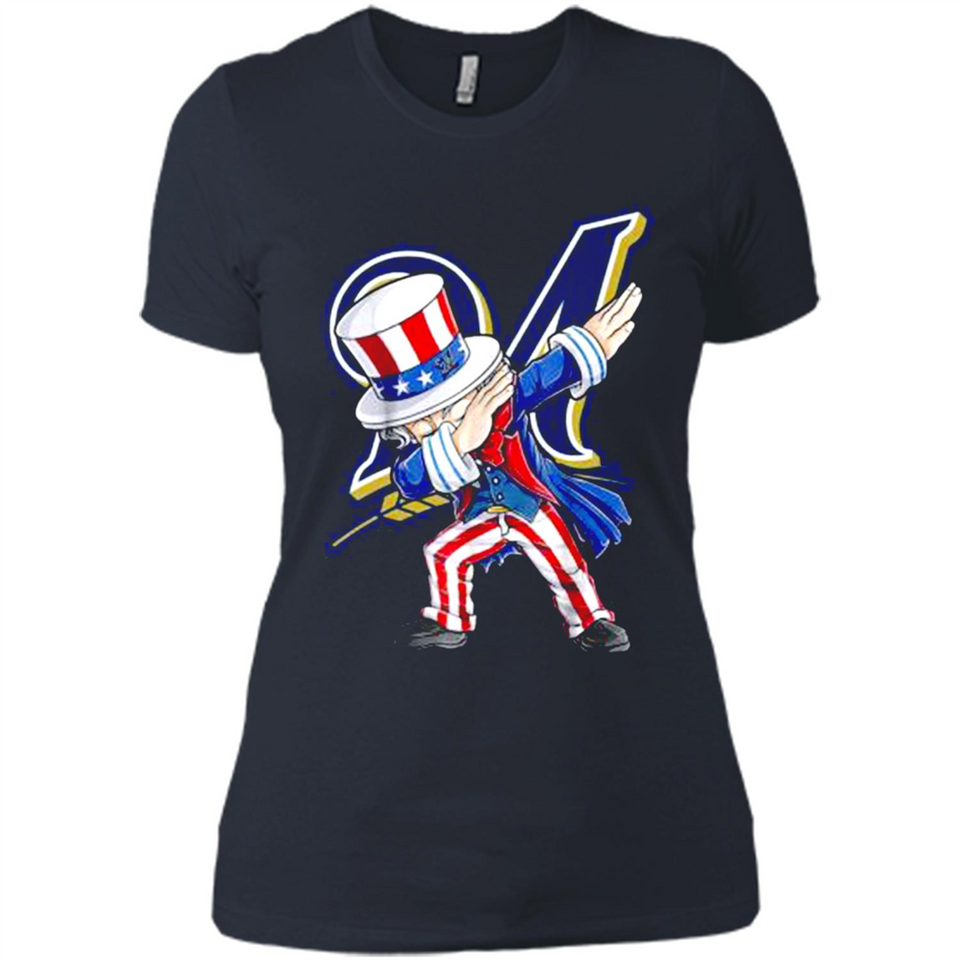 MLB MILWAUKEE BREWERS UNCLE SAM DABBING INDEPENDENCE DAY