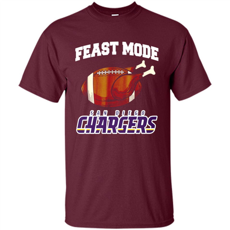 Feast Mode Chargers Shirt - San Diego Turkey Thanksgiving