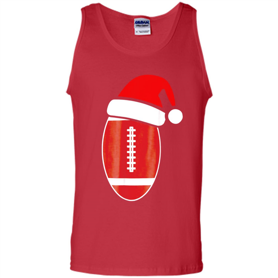 Christmas Football Shirt - Football Santa Hat Christmas