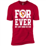 Pittsburgh Penguins Forever For ever not just when we win - Premium Short Sleeve T-Shirt
