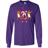 Dabbing Santa - Funny Santa Claus Christmas Dab - Long Sleeve T-Shirt