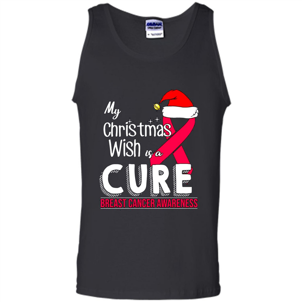 My Christmas Wish Is A Cure Breast Cancer Awareness sweater PINGPONG