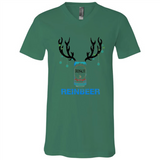 Busch Reinbeer Funny Beer Reindeer Christmas Sweatshirt - Canvas Unisex V-Neck