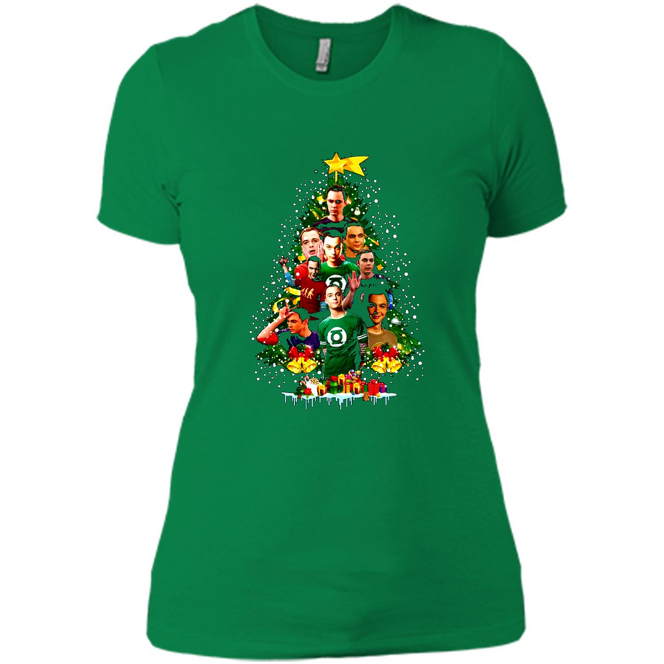 Sheldon Cooper Christmas tree sweater PINGPONG