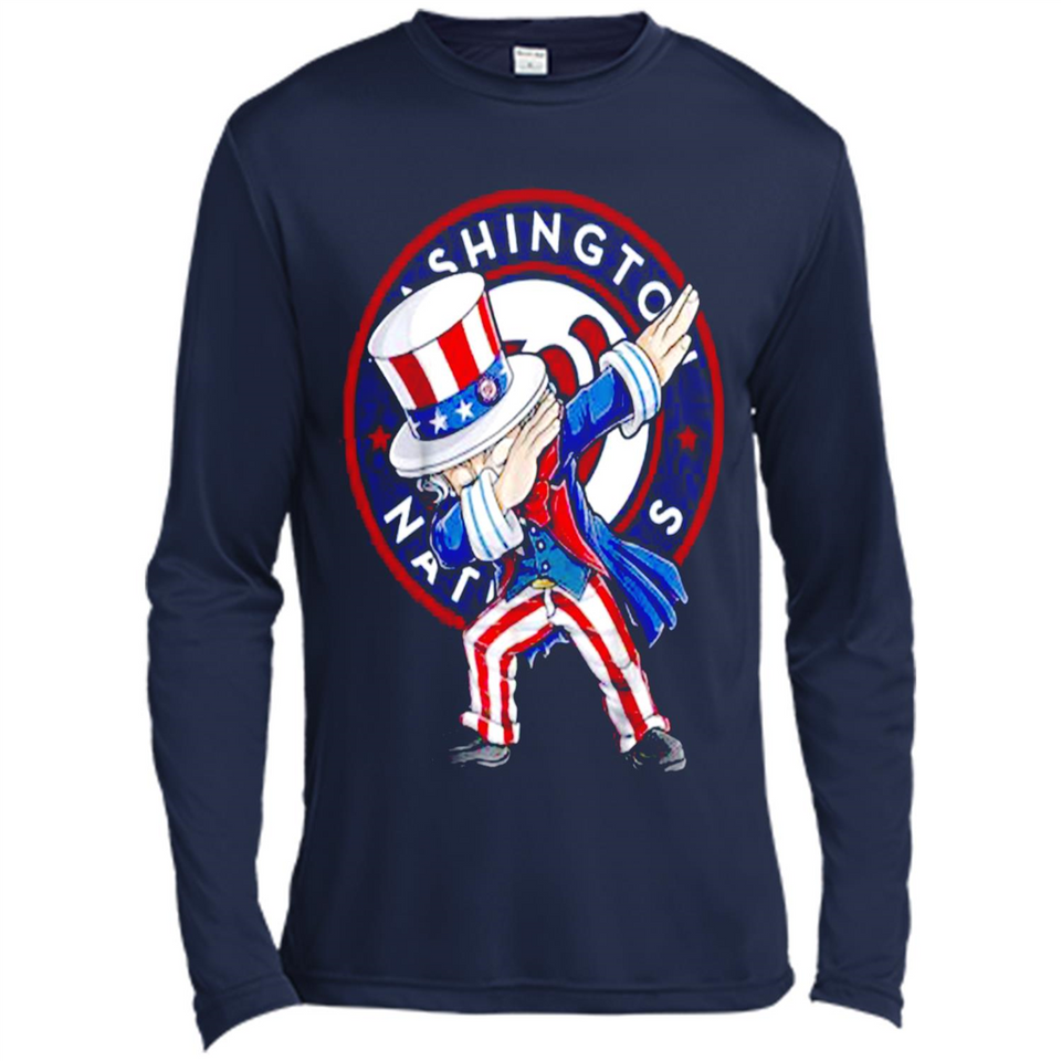 MLB WASHINGTON NATIONALS UNCLE SAM DABBING INDEPENDENCE DAY