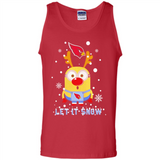 Minion Arizona Cardinals Ugly Christmas Sweater Let it Snow - Tank Top
