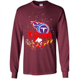 Snoopy Christmas Tennessee Titans - Long Sleeve T-Shirt