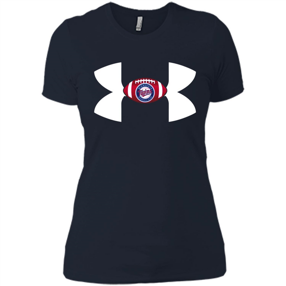 Minnesota Twins Under Armour Logo - Ladies' Boyfriend T-Shirt