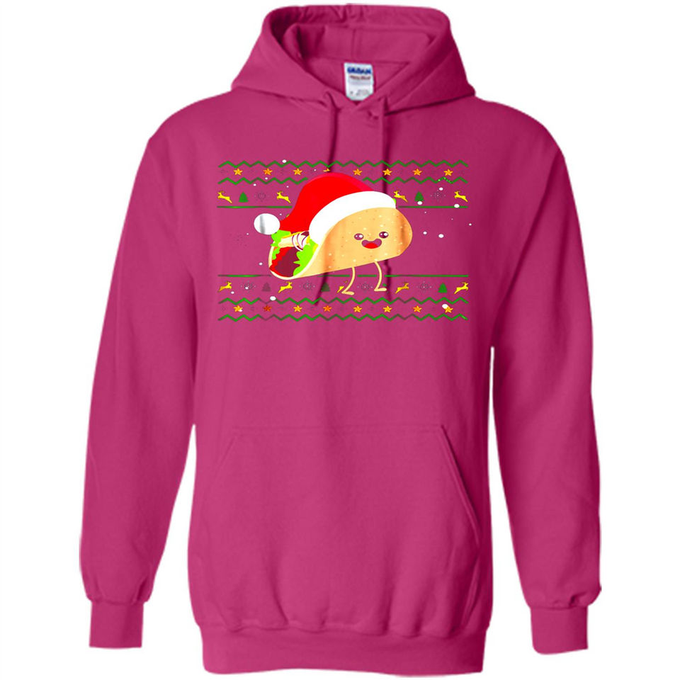 TACO Santa Hat Ugly Christmas shirt Ladies' Boyfriend