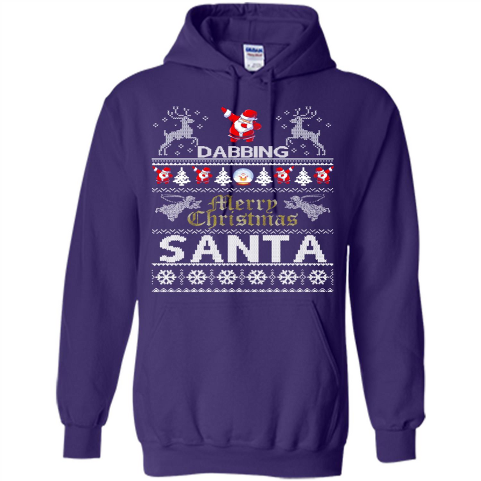 Dabbing Santa Ugly Christmas - Hoodie