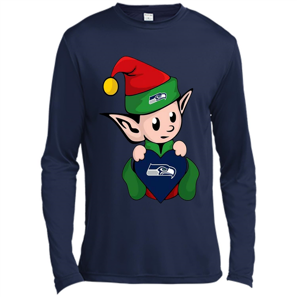 Seattle Seahawks ELF Elves Grinch Santa Claus