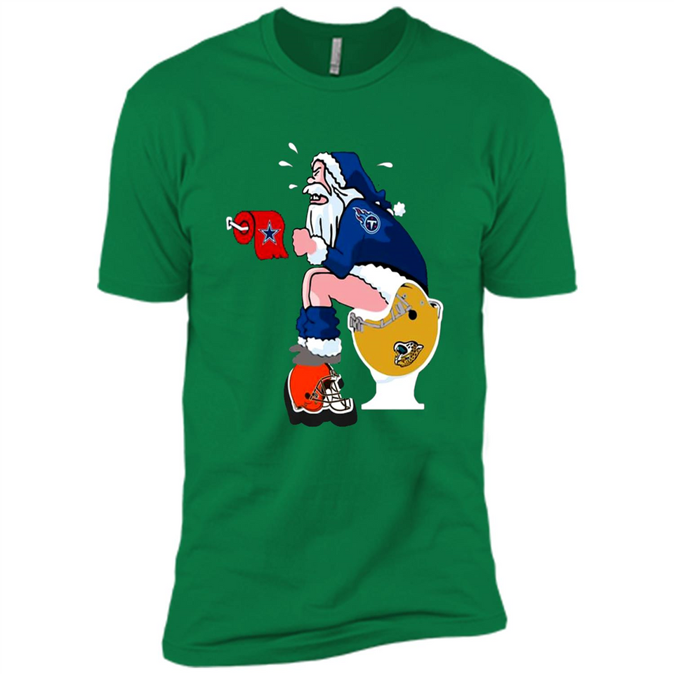 Tennessee Titans Santa Claus Toilet