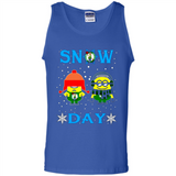 Snow Day Shirt For Boston Celtics Vs Minion Fans pingpong