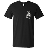 Husky Pocket - Men's V-Neck
