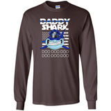 Police Daddy Shark Blue Line Tee