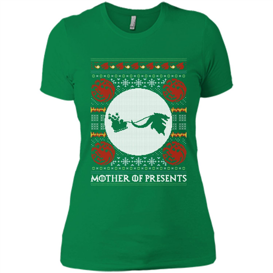 Mother Of Presents – Game of Thrones ugly christmas sweater - Ladies' Boyfriend T-Shirt