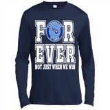 Tennessee Titans Forever For ever not just when we win - Canvas Long Sleeve T-Shirt