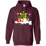 Santa Hat Electric Guitar Classical Guitar Christmas shirt Ladies' Boyfriend