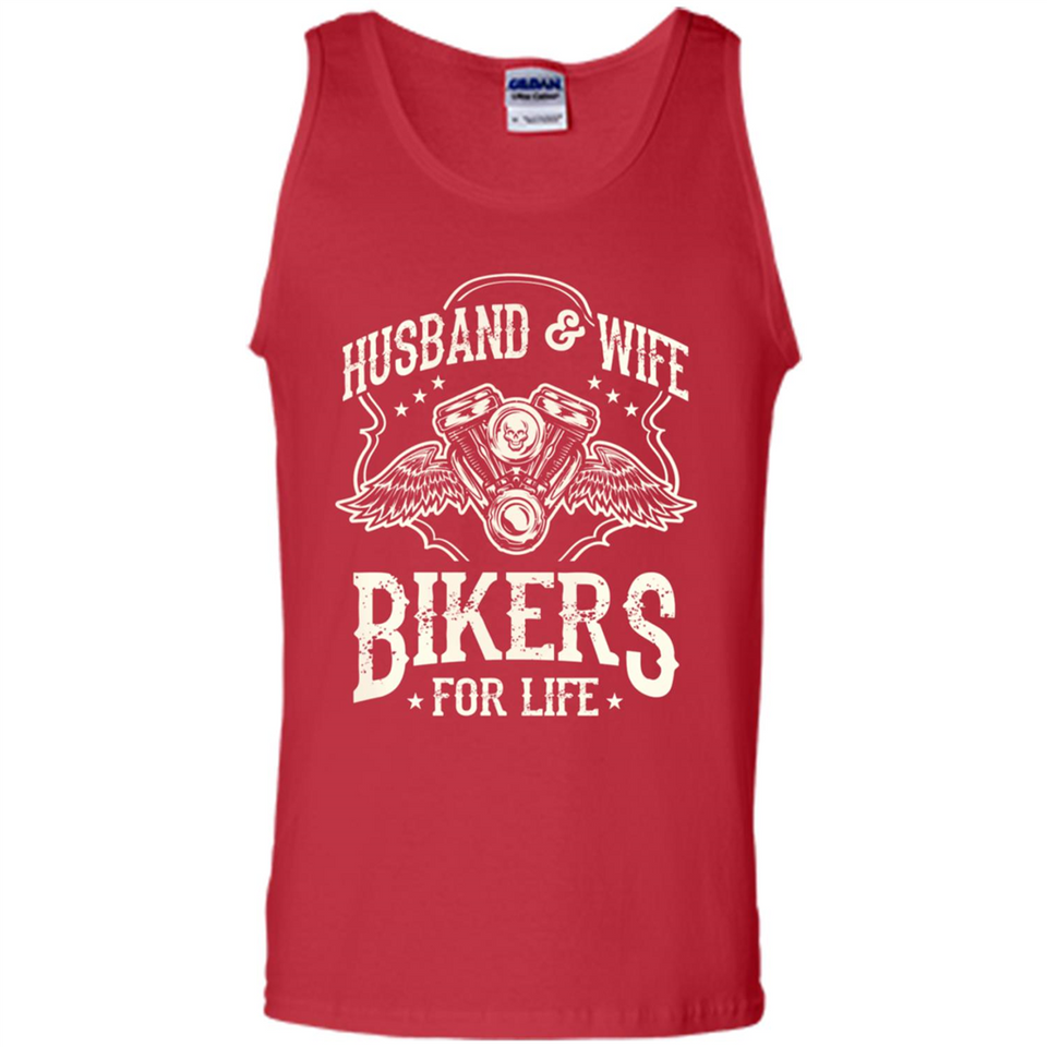 Husband & Wife Biker For Life Couple