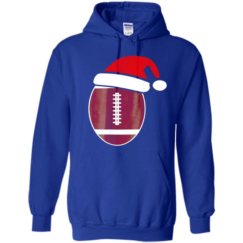 Christmas Football Shirt - Football Santa Hat Christmas
