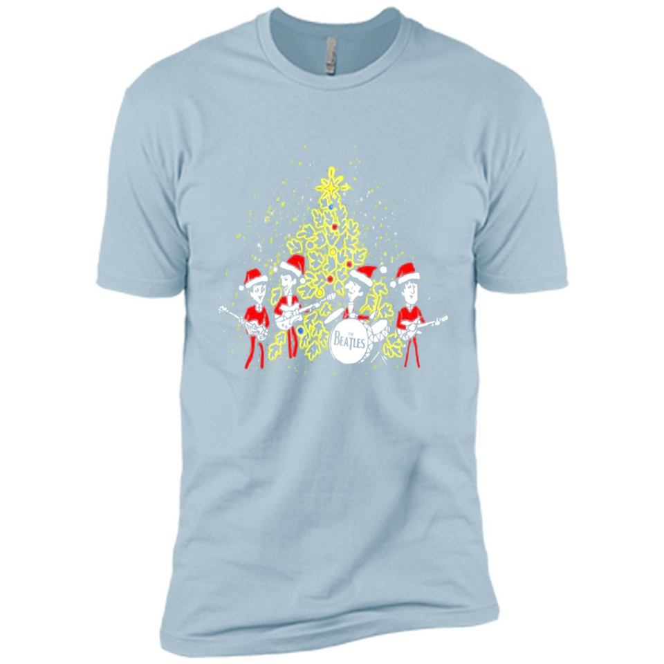 The Beatles chibi Christmas - Premium Short Sleeve T-Shirt