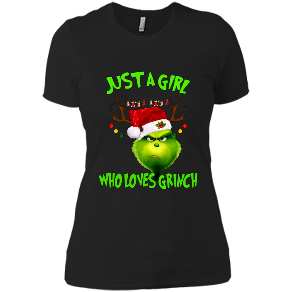 Just a Girl Who Loves Grinch Christmas PING PONG
