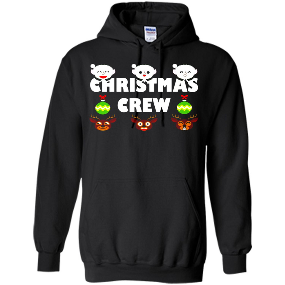 Christmas Crew Gifts Santa Elves Reindeer - Hoodie