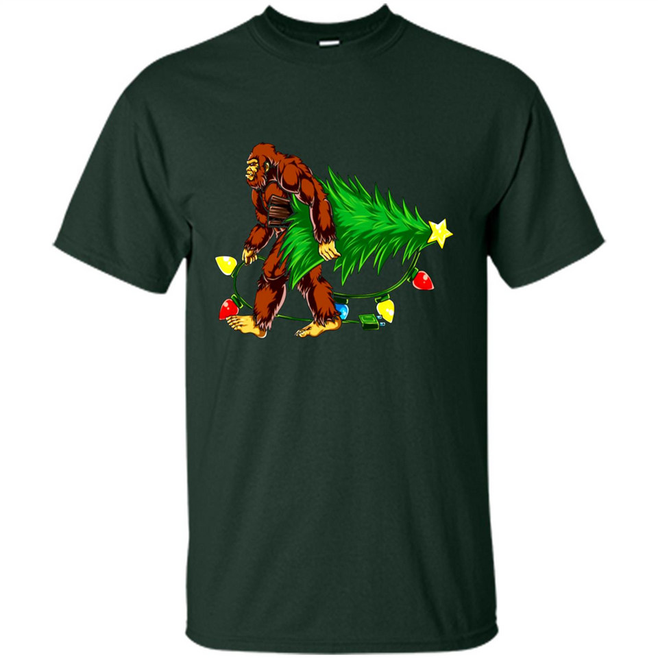 Hugging Christmas Tree Bigfoot PING PONG