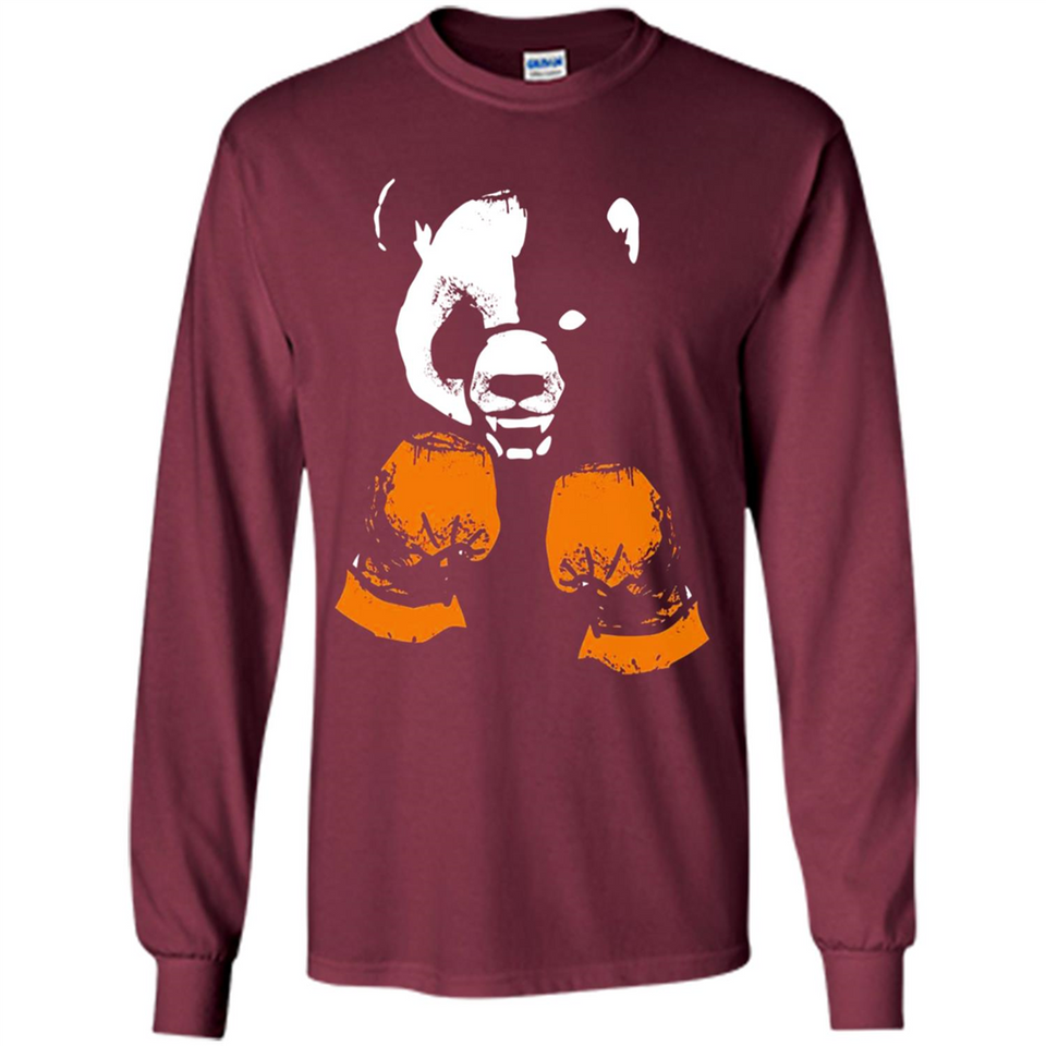 The winner' Cool Panda Bear Boxing Glove - Long Sleeve T-Shirt