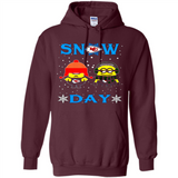 Snow Day Shirt For Kansas City Chiefs Vs Minion Fans Cotton pingpong