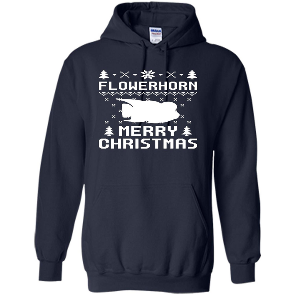 Flowerhorn Christmas T-shirt, Ugly Christmas Sweater - Hoodie