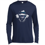 Charlotte Hornets And Superman Fans - Canvas Long Sleeve T-Shirt