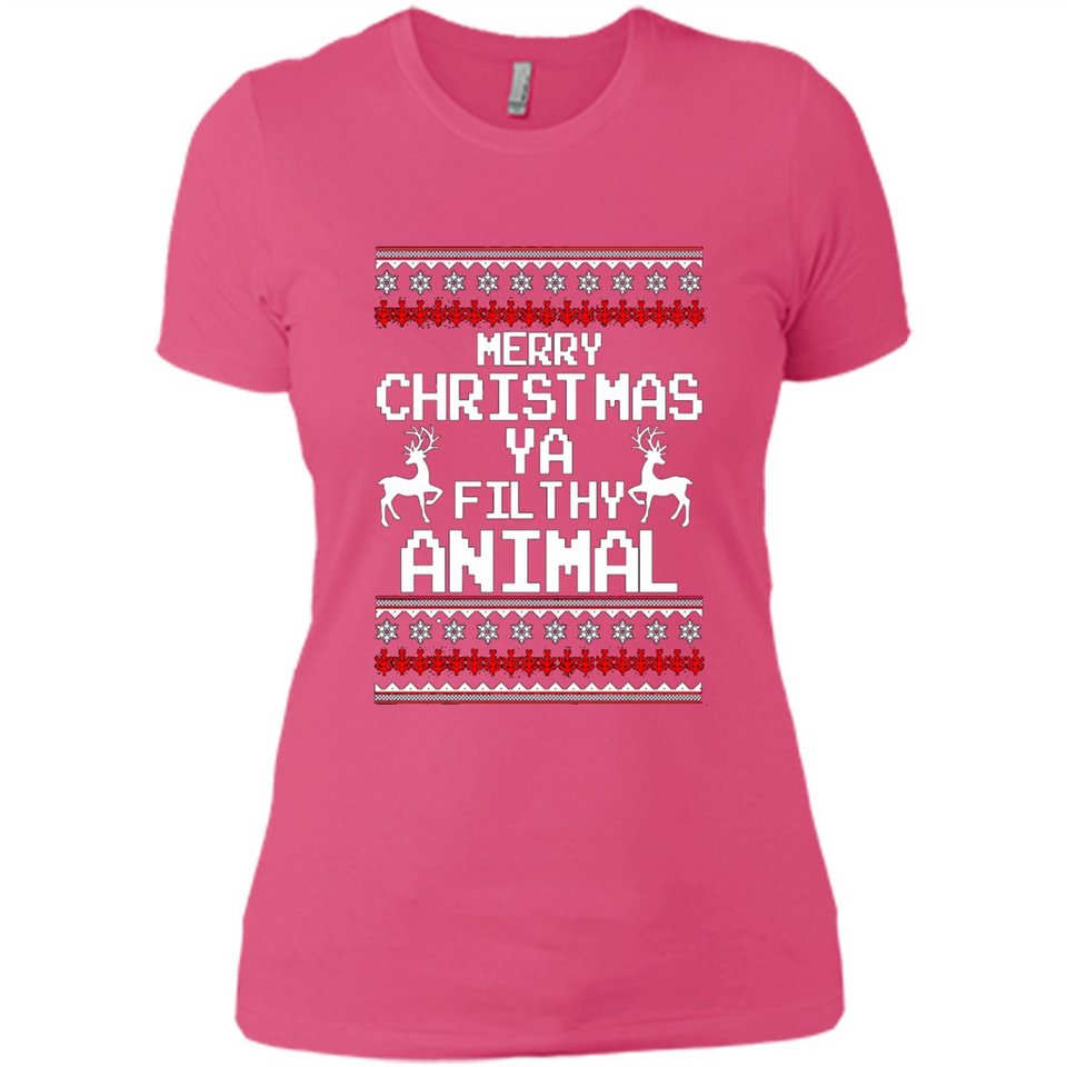 Merry Christmas ya filthy animal ulgy sweater PINGPONG