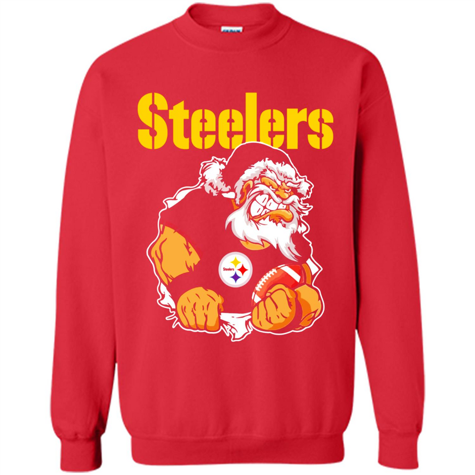 Grumpy Santa Claus Pittsburgh Steelers Football Team PINGPONG
