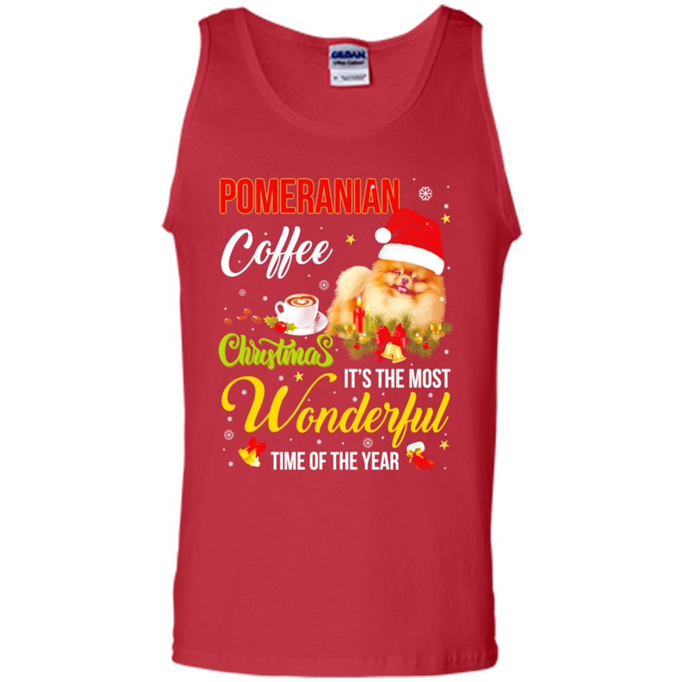 Pomeranian Coffee Wonderful Christmas