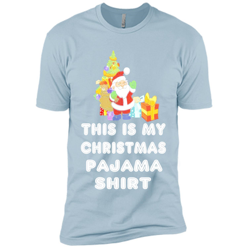 This is My Christmas Pajama Shirt - Santa Bear Tree Gift Tee