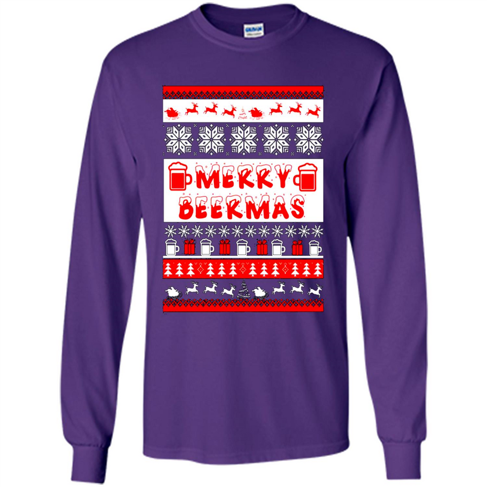 Merry Beermas Christmas sweater PINGPONG