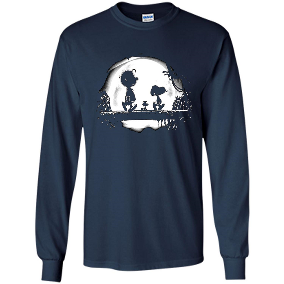 Snoopy The Peanuts Walking To The Moon