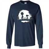 Snoopy The Peanuts Walking To The Moon