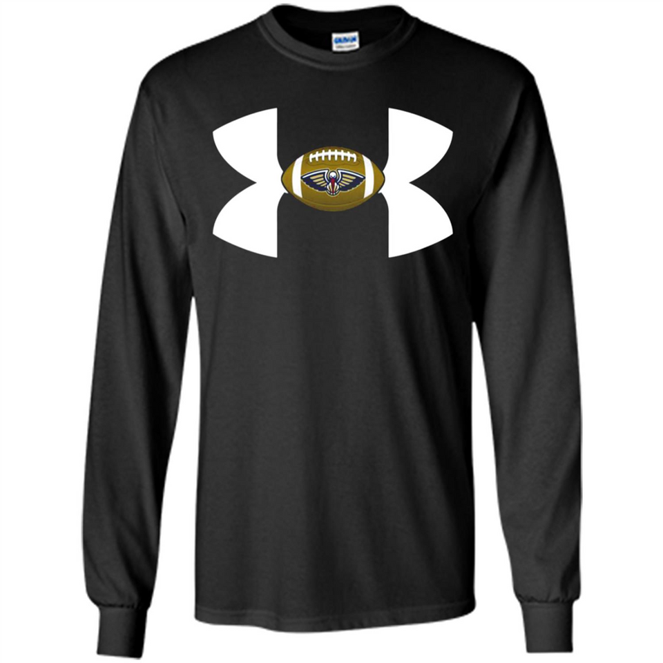 New Orleans Pelicans Under Armour Logo - Long Sleeve T-Shirt