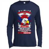 I Am Politically Incorrect I Say Merry Christmas America - Canvas Long Sleeve T-Shirt