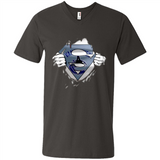 Vancouver Canucks And Superman Fans - Men's V-Neck