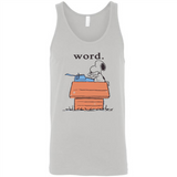 Snoopy Word - Canvas Unisex Tank