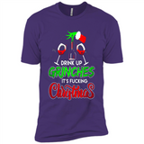 Drink Up Grinches It_s Fucking Christmas Funny Sweatshirt - Premium Short Sleeve T-Shirt