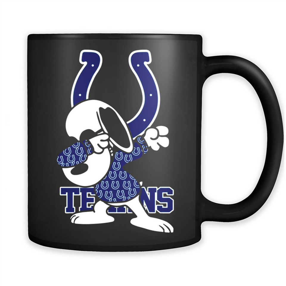 Indianapolis Colts Snoopy Dabbing PING PONG