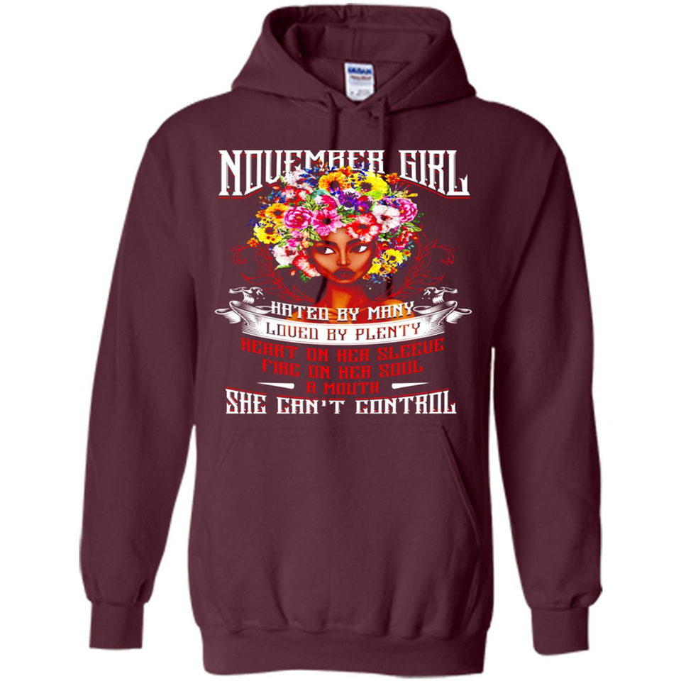 November Girl Flower - Hoodie