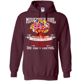 November Girl Flower - Hoodie