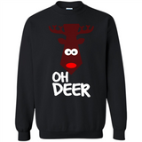 Oh Deer Christmas Reindeer Black mugs PINGPONG - Sweatshirt